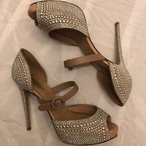Valentino Microstud Mary Jane Silver